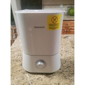 Homech HM-AH001 Cool Mist 4L Humidifier 26dB Quiet Ultrasonic 360° Nozzle